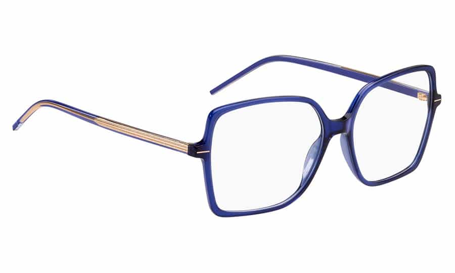 Schuinaanzicht van de Hugo Boss bril BOSS 1587 B3V