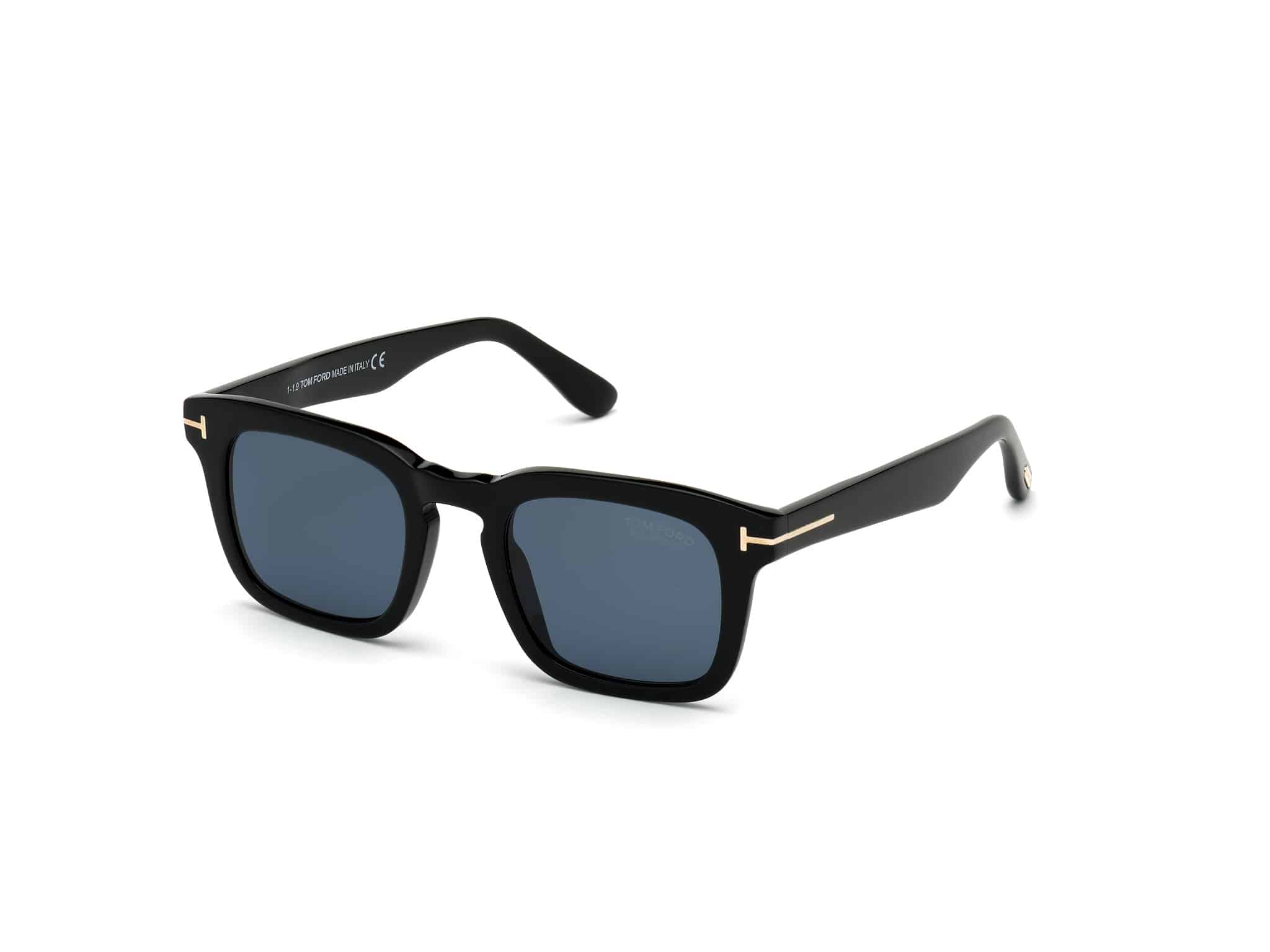 Tom Ford Dax FT0751-01V - Schwarz - Polarisiert