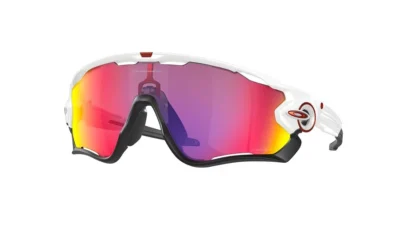 Oakley Jawbreaker OO9290-05 - Weiß / Schwarz - PRIZM Road